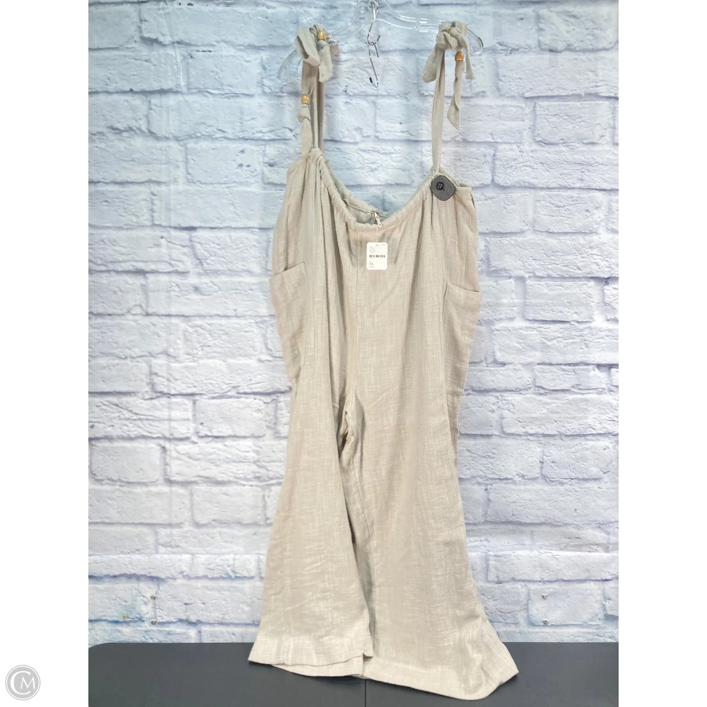 Jumpsuit By Free People In Beige, Size: Xl
