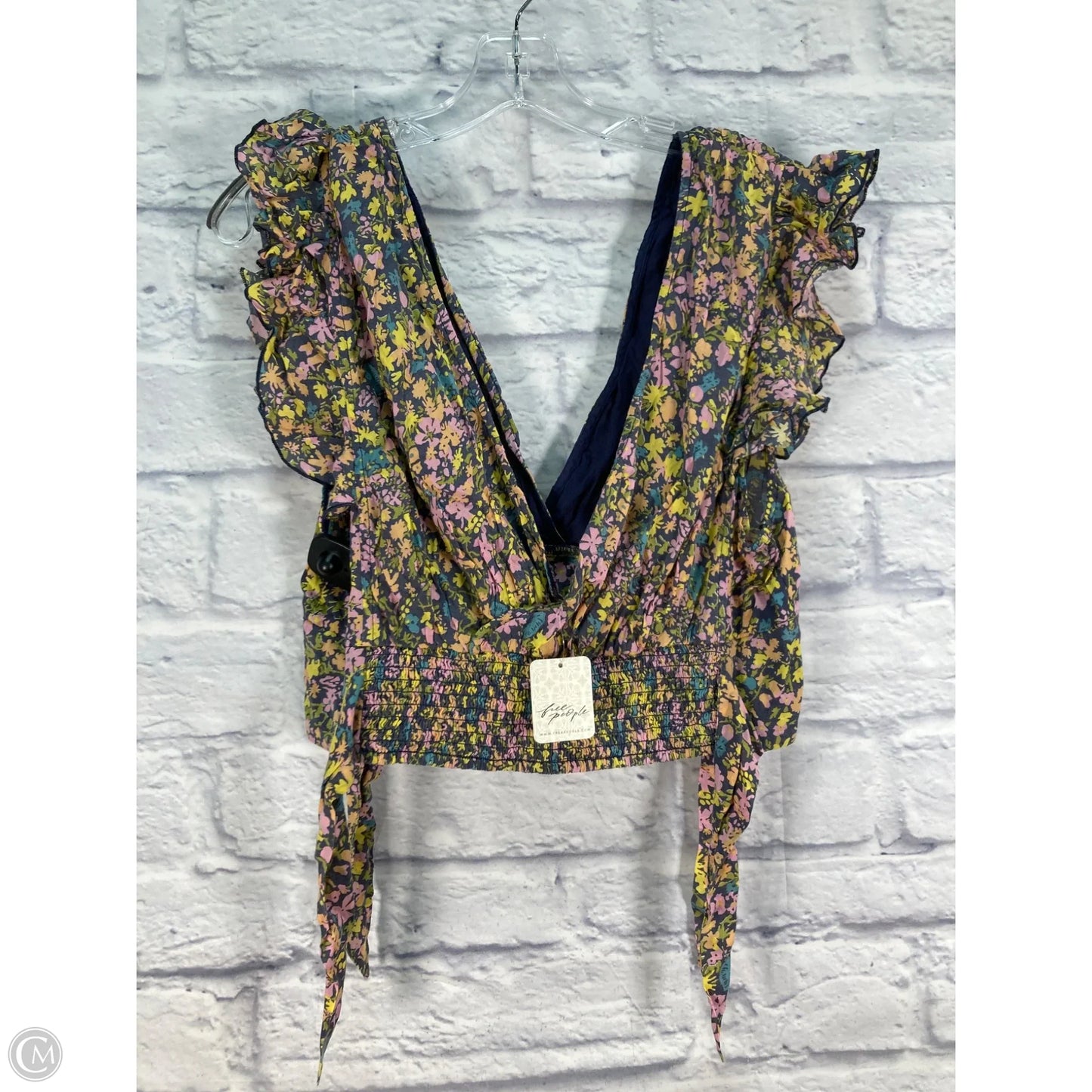 Skirt Set 2pc By Free People In Blue & Yellow, Size: Xl