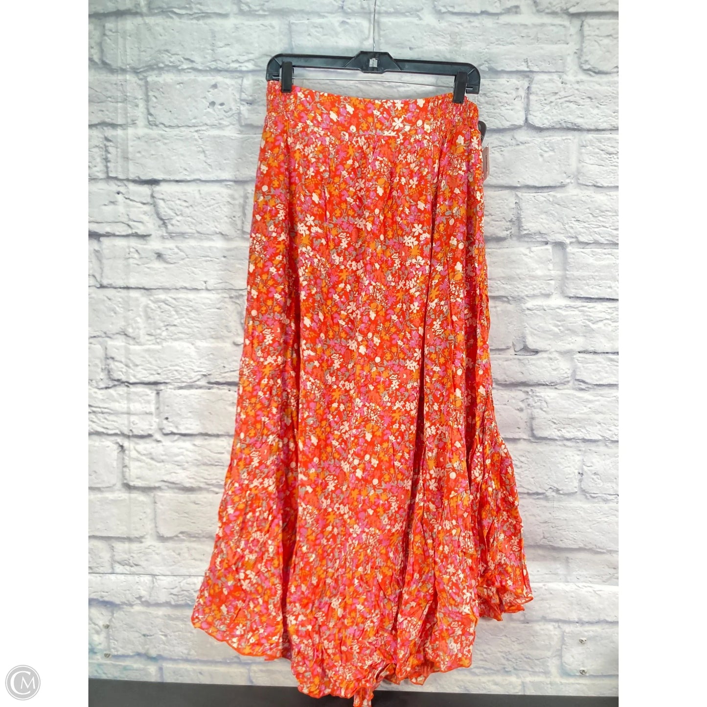 Skirt Set 2pc By Free People In Orange & Pink, Size: Xl