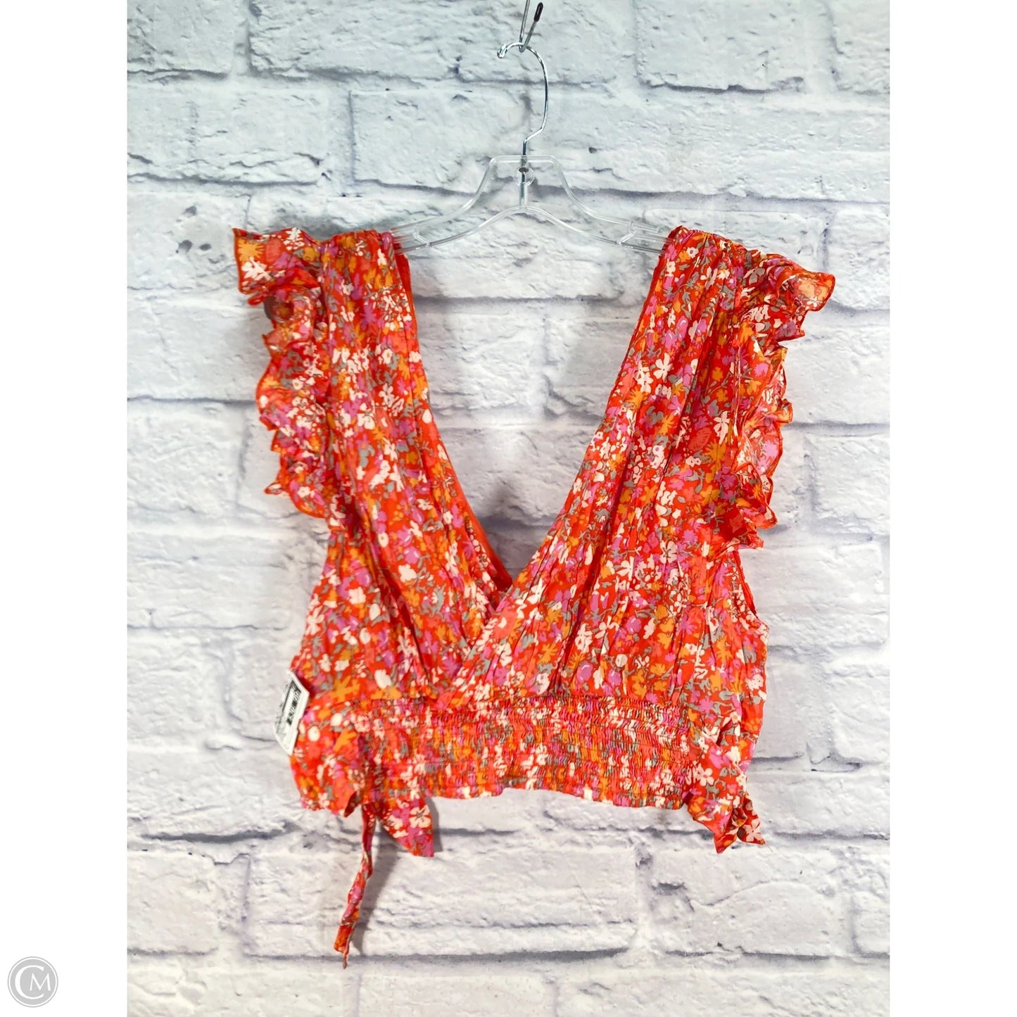 Skirt Set 2pc By Free People In Orange & Pink, Size: Xl