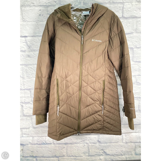 Coat Puffer & Quilted By Columbia In Green, Size: M