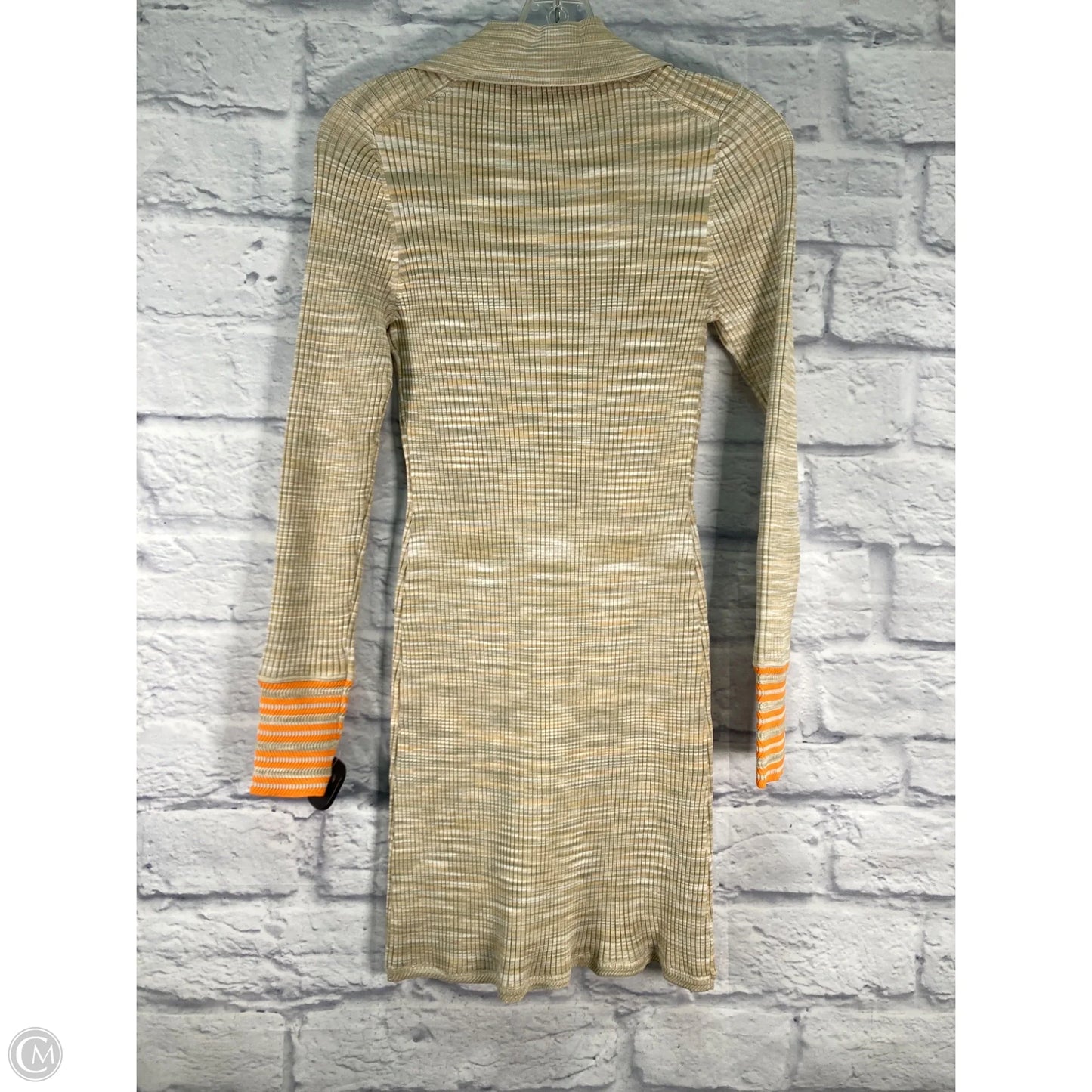 Dress Casual Short By Ramy Brook In Cream & Orange, Size: S