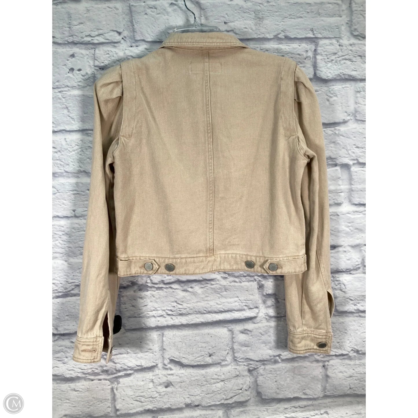 Jacket Denim By Blanknyc In Beige, Size: S