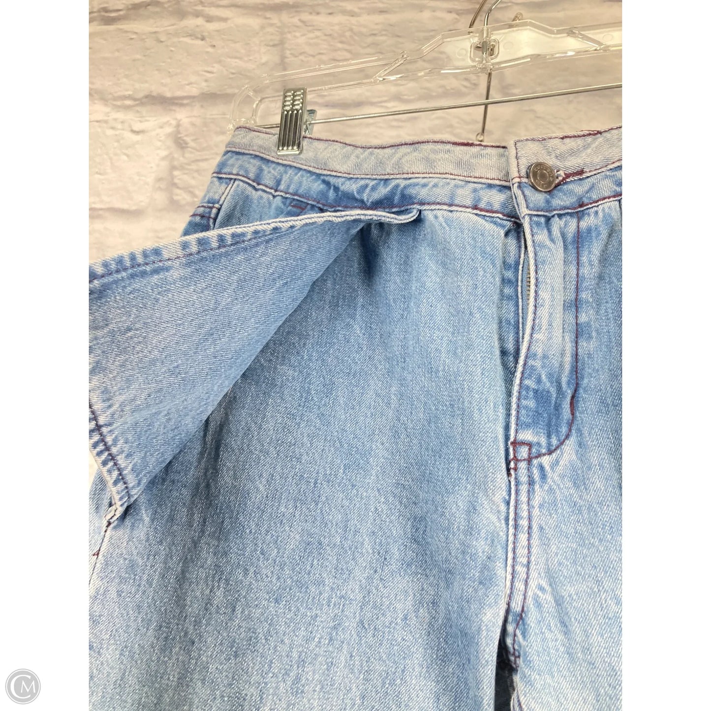 Jeans Straight By Current Air In Blue Denim, Size: 8