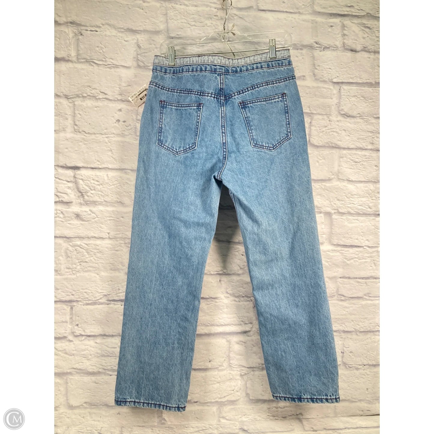 Jeans Straight By Current Air In Blue Denim, Size: 8