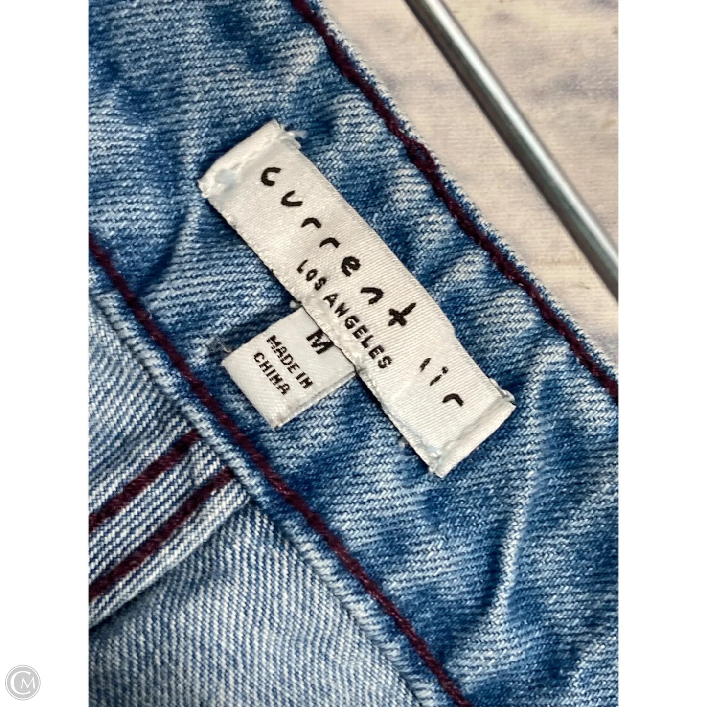 Jeans Straight By Current Air In Blue Denim, Size: 8