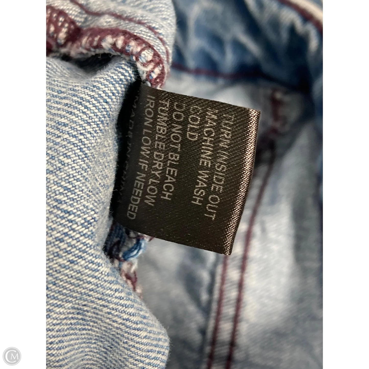 Jeans Straight By Current Air In Blue Denim, Size: 8