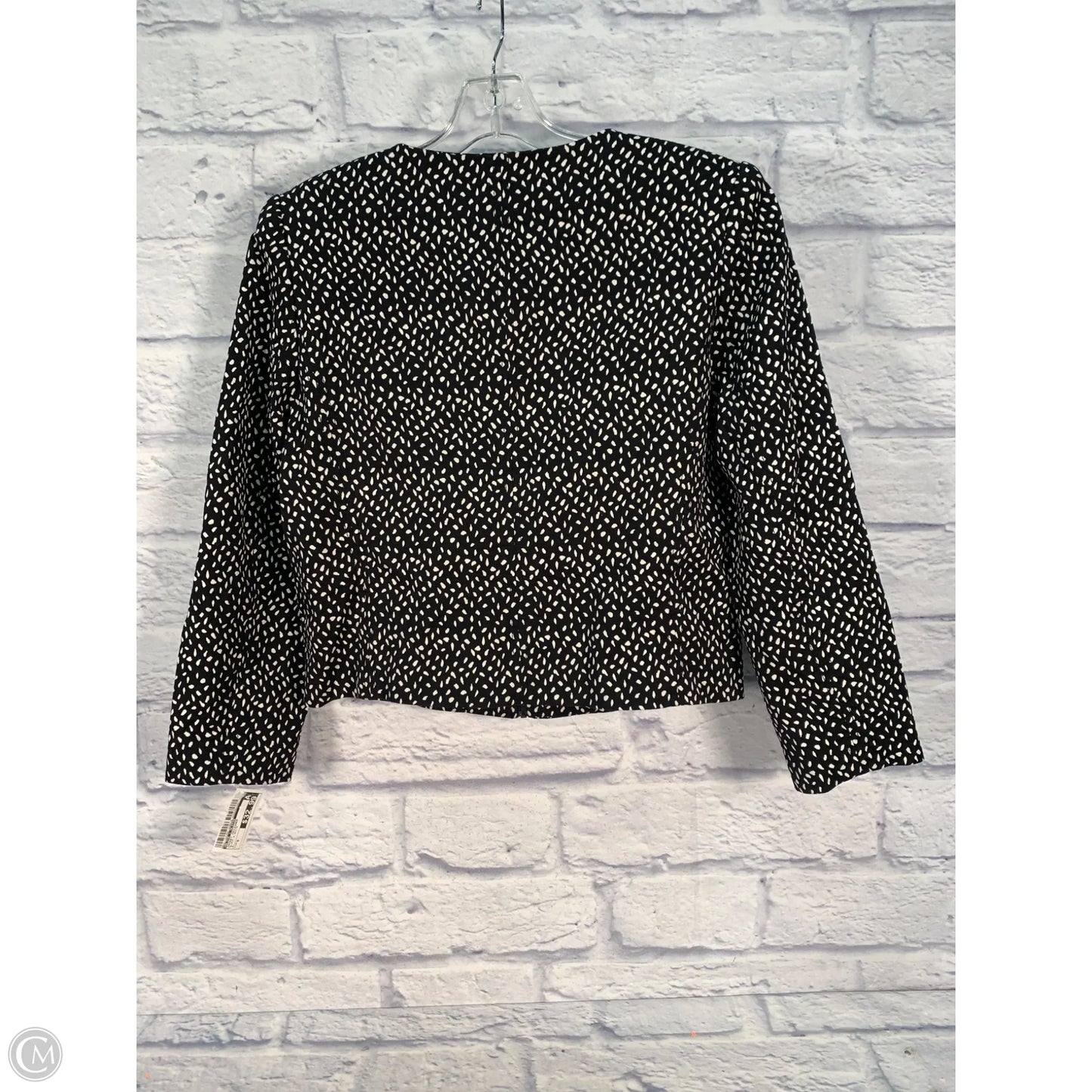 Jacket Designer By Alice + Olivia In Black & White, Size: S