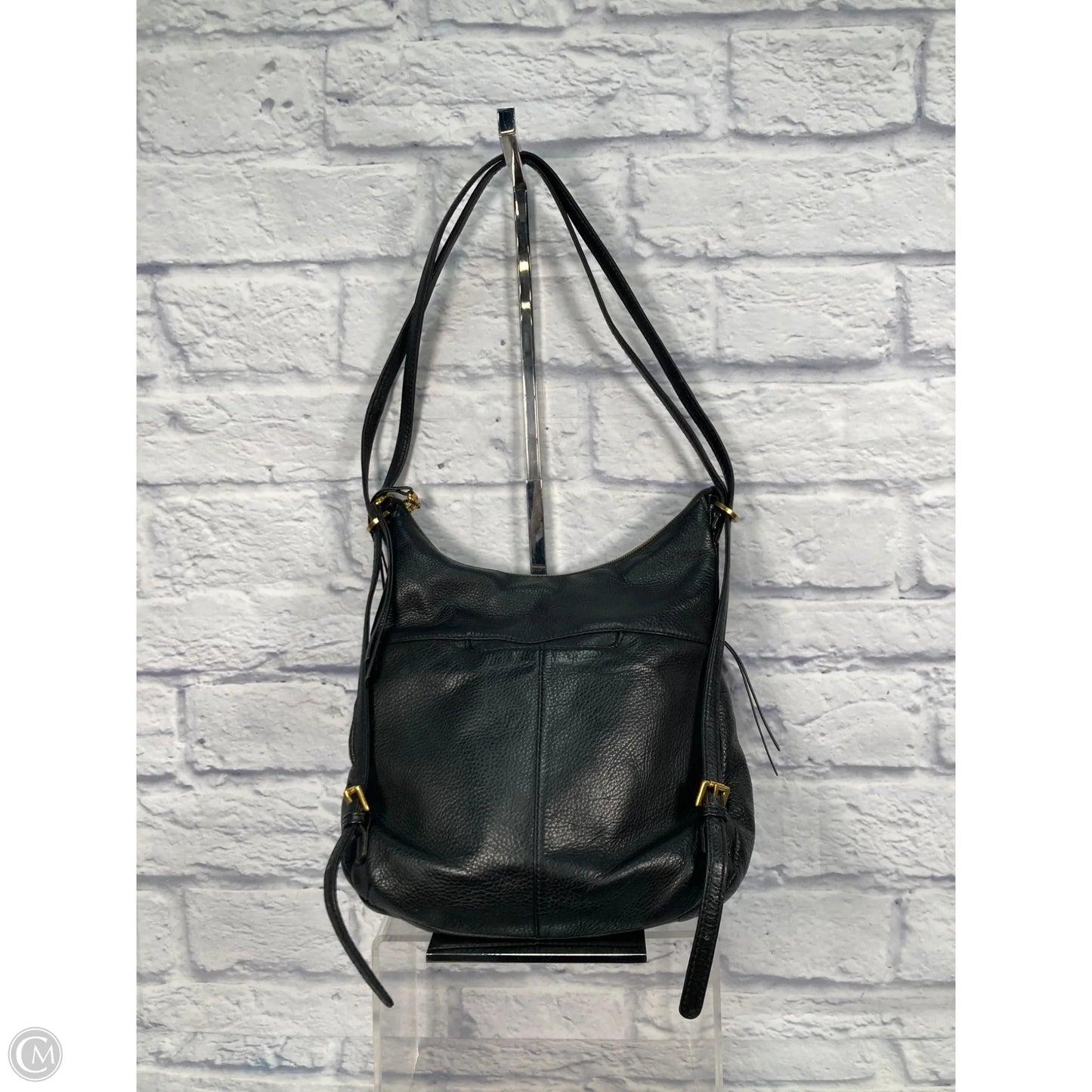 Handbag Leather By Hobo Intl, Size: Large