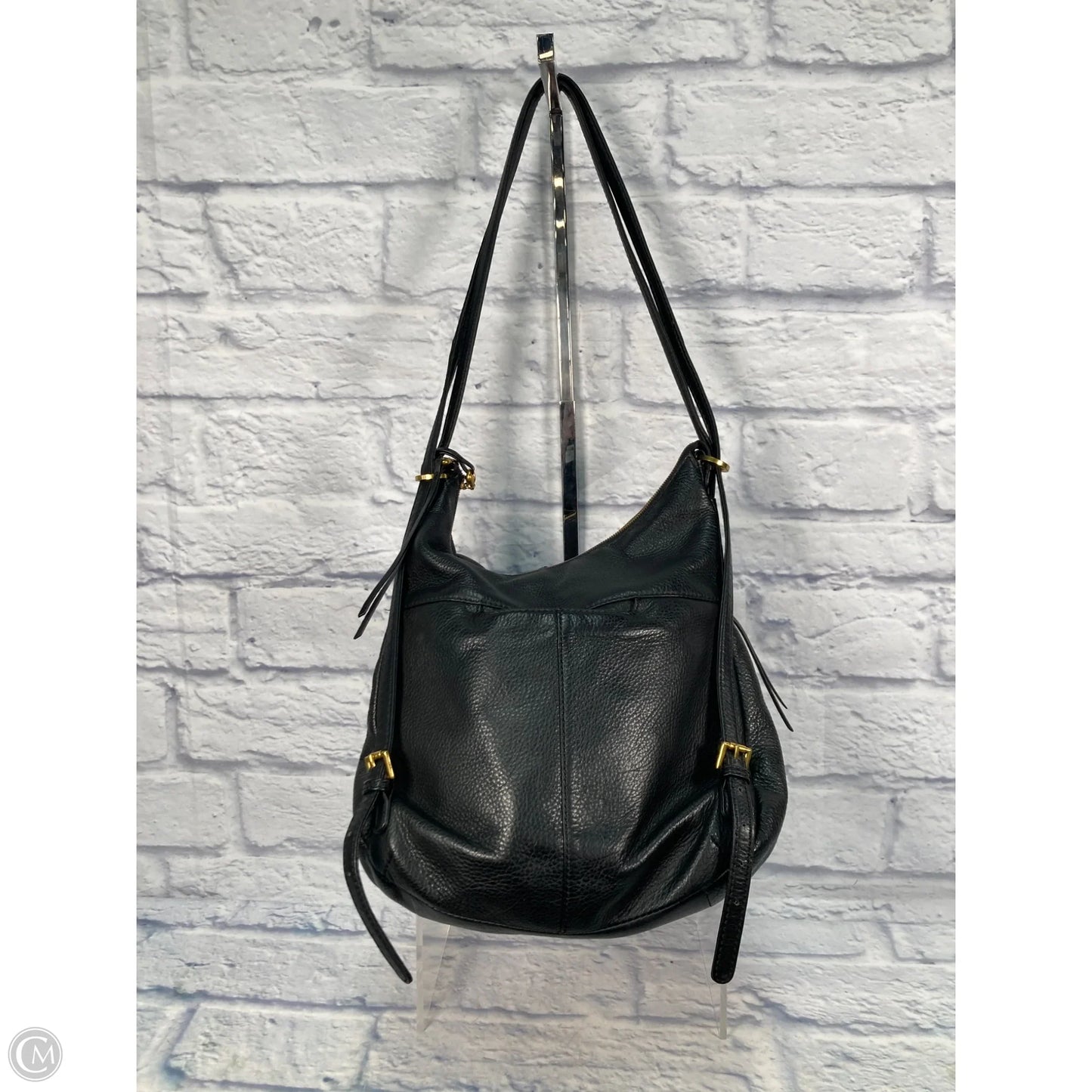 Handbag Leather By Hobo Intl, Size: Large