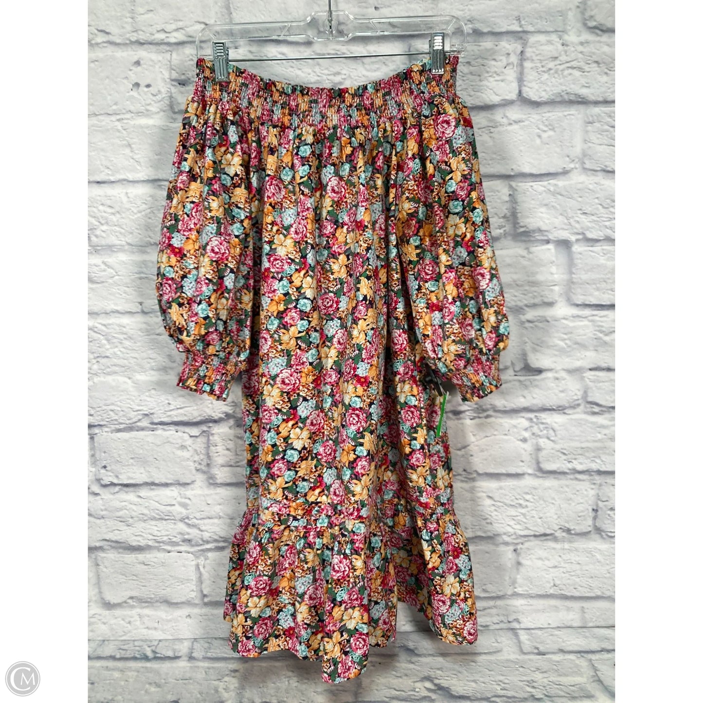 Dress Casual Short By Maeve In Pink & Yellow, Size: Xs