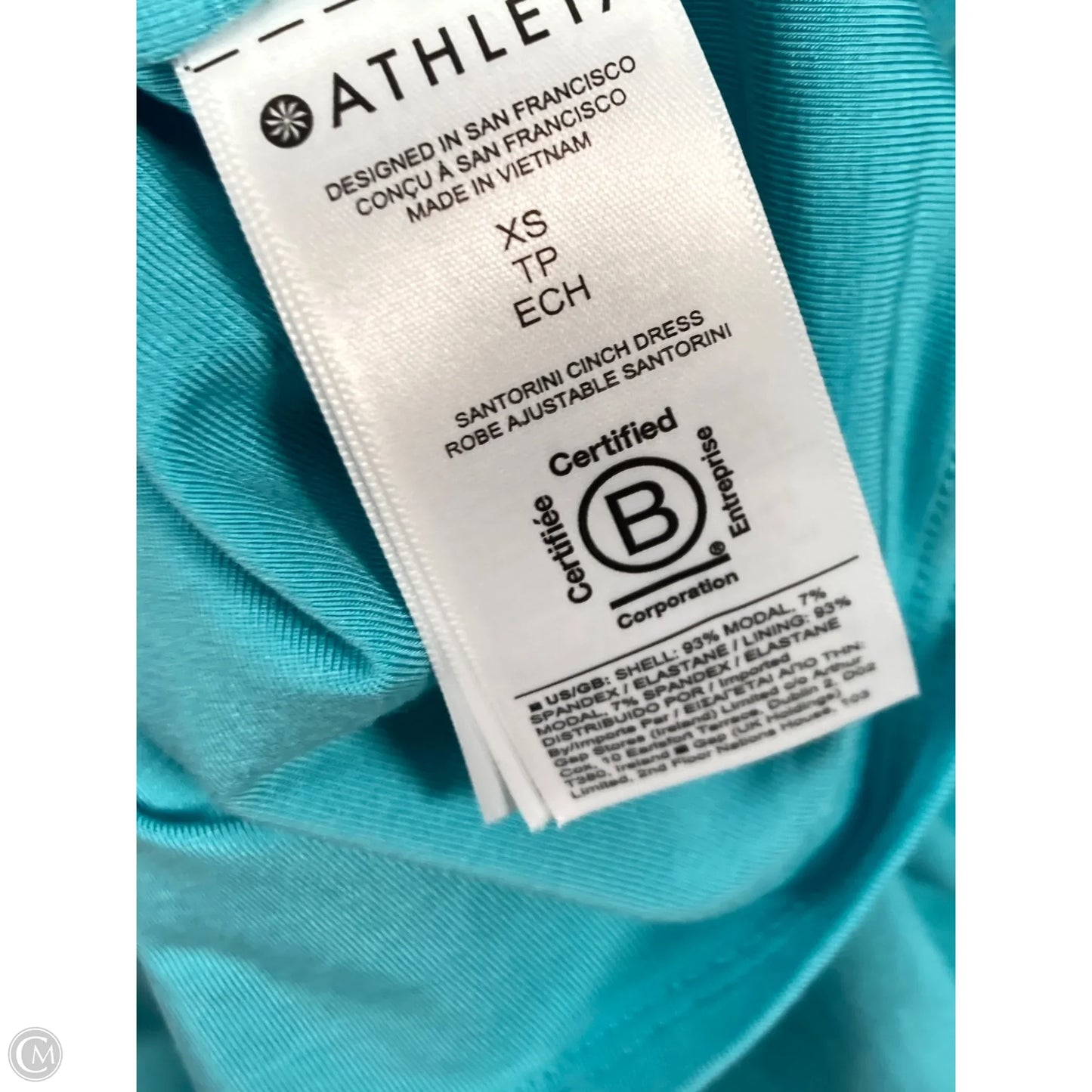 Athletic Dress By Athleta In Blue, Size: Xs