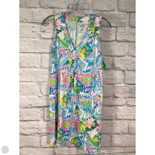 Dress Designer By Lilly Pulitzer In Blue & Pink, Size: Xs