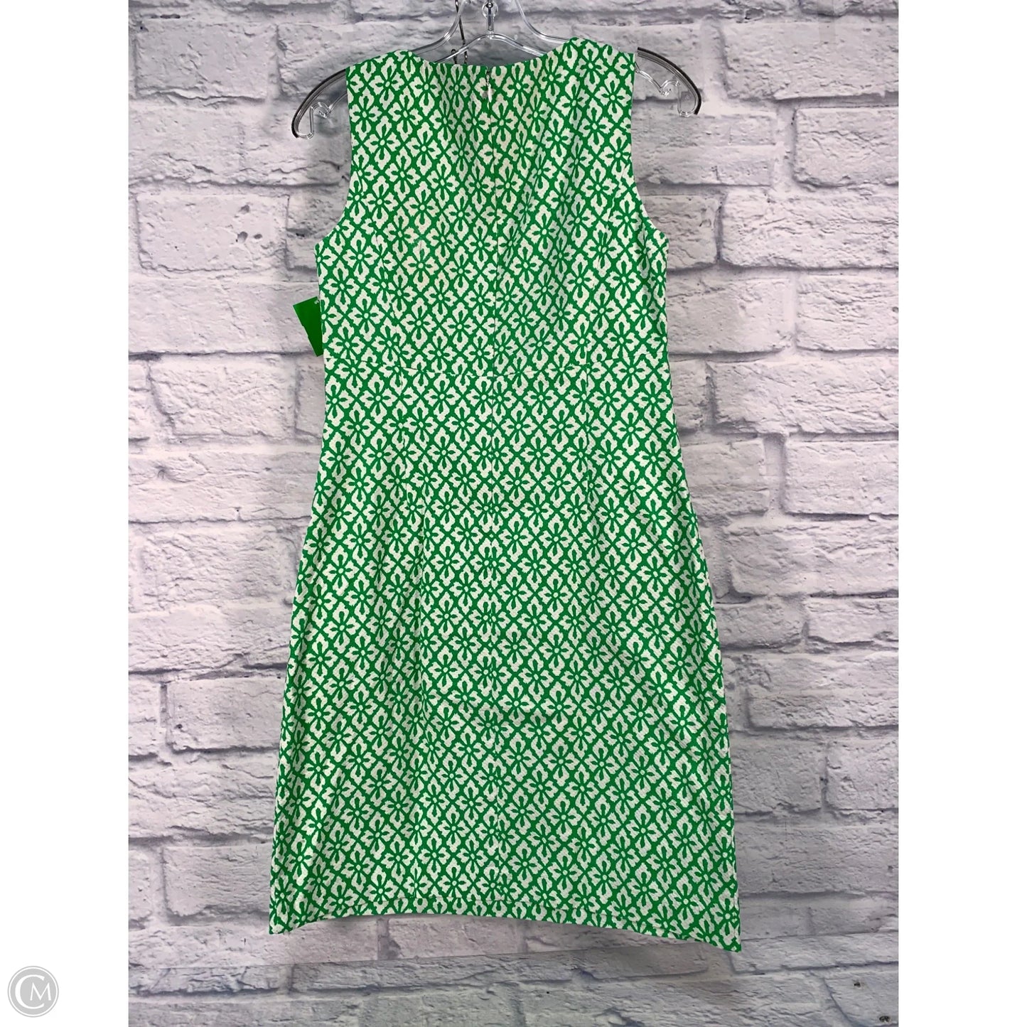 Dress Casual Short By American Living In Green & White, Size: M