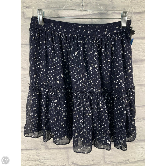 Skirt Designer By Kate Spade In Blue & Silver, Size: 4