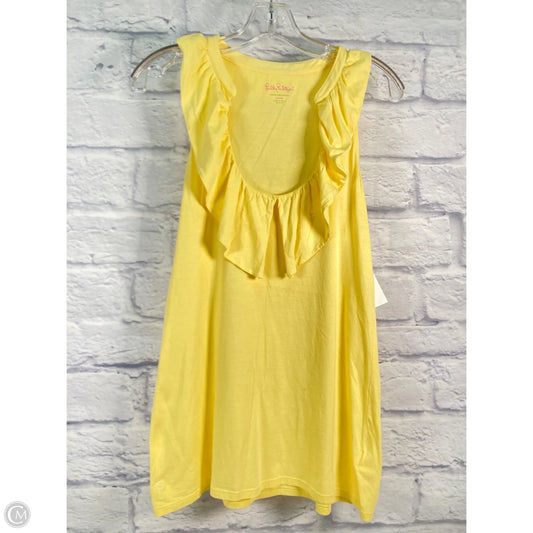 Tank Top Designer By Lilly Pulitzer In Yellow, Size: L