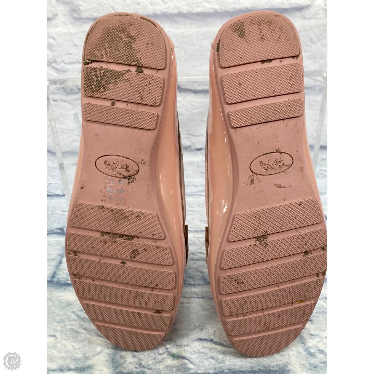 Shoes Designer By Coach In Peach, Size: 7.5