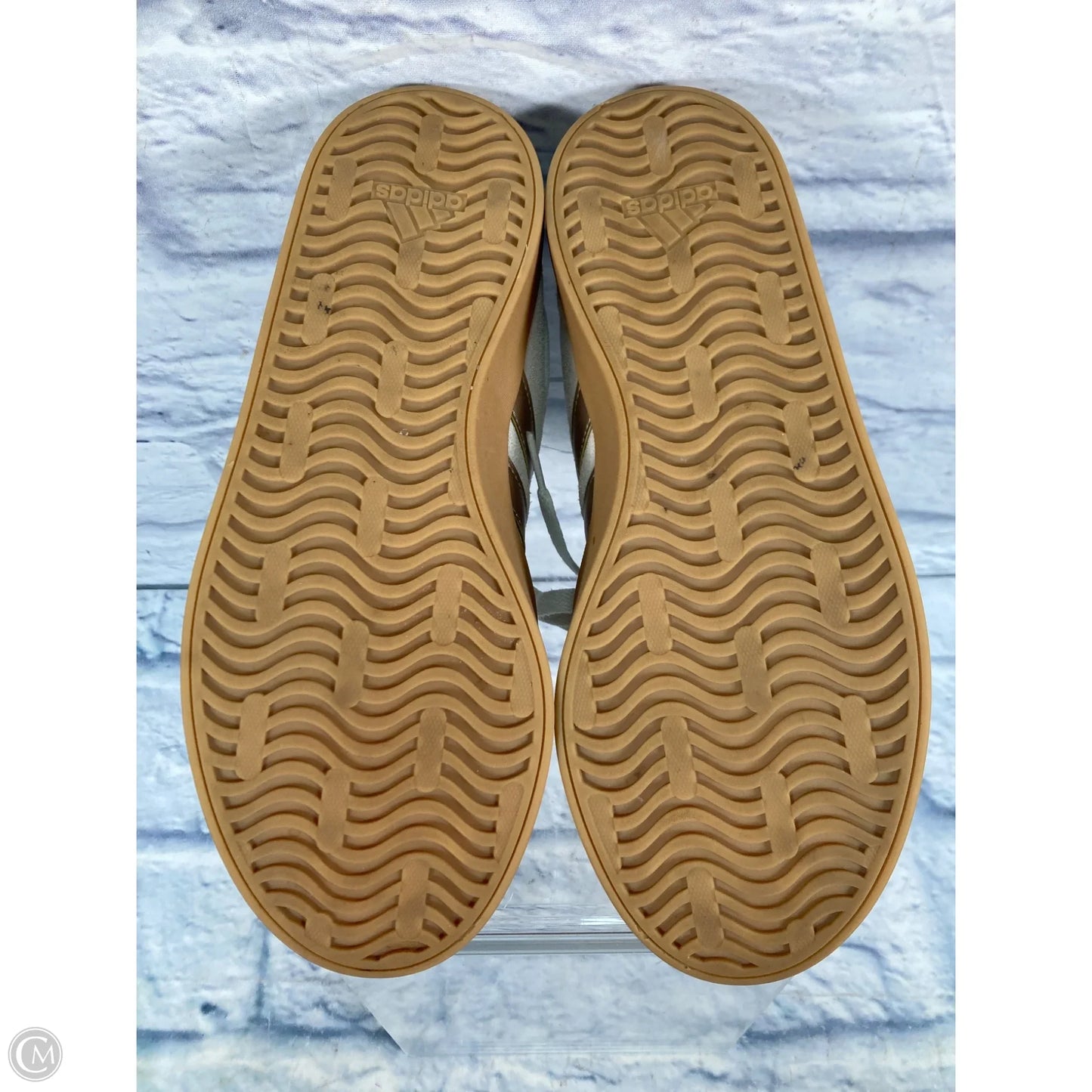Shoes Sneakers By Adidas In Cream, Size: 8