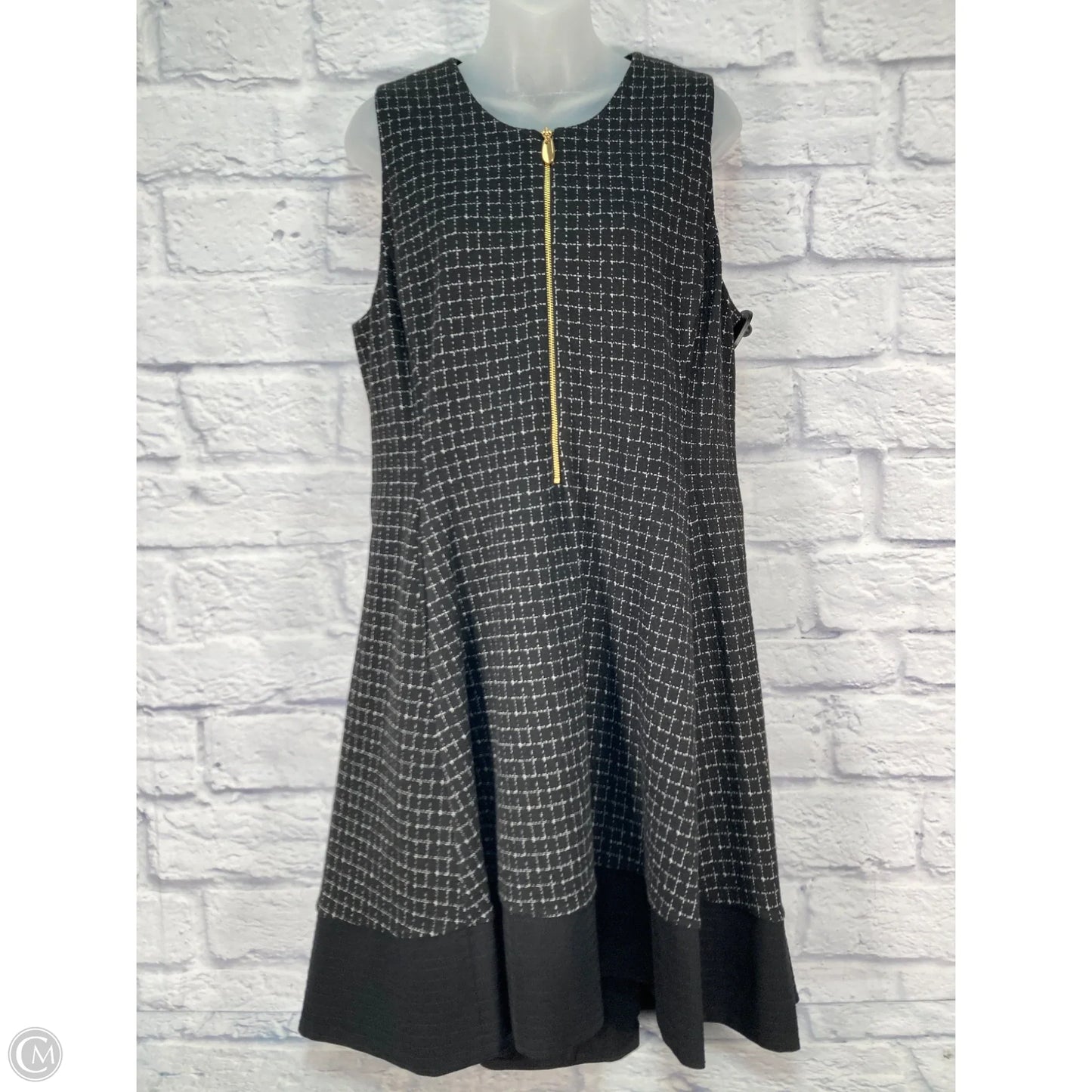 Dress Party Short By Donna Karan In Black, Size: L
