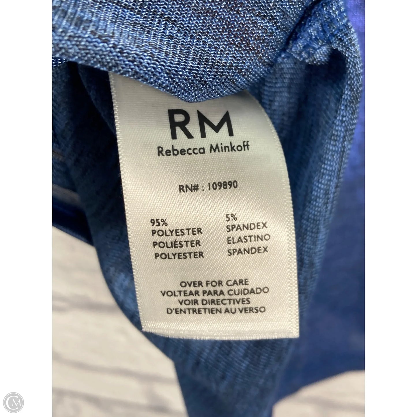 Top Sleeveless Designer By Rebecca Minkoff In Blue, Size: L