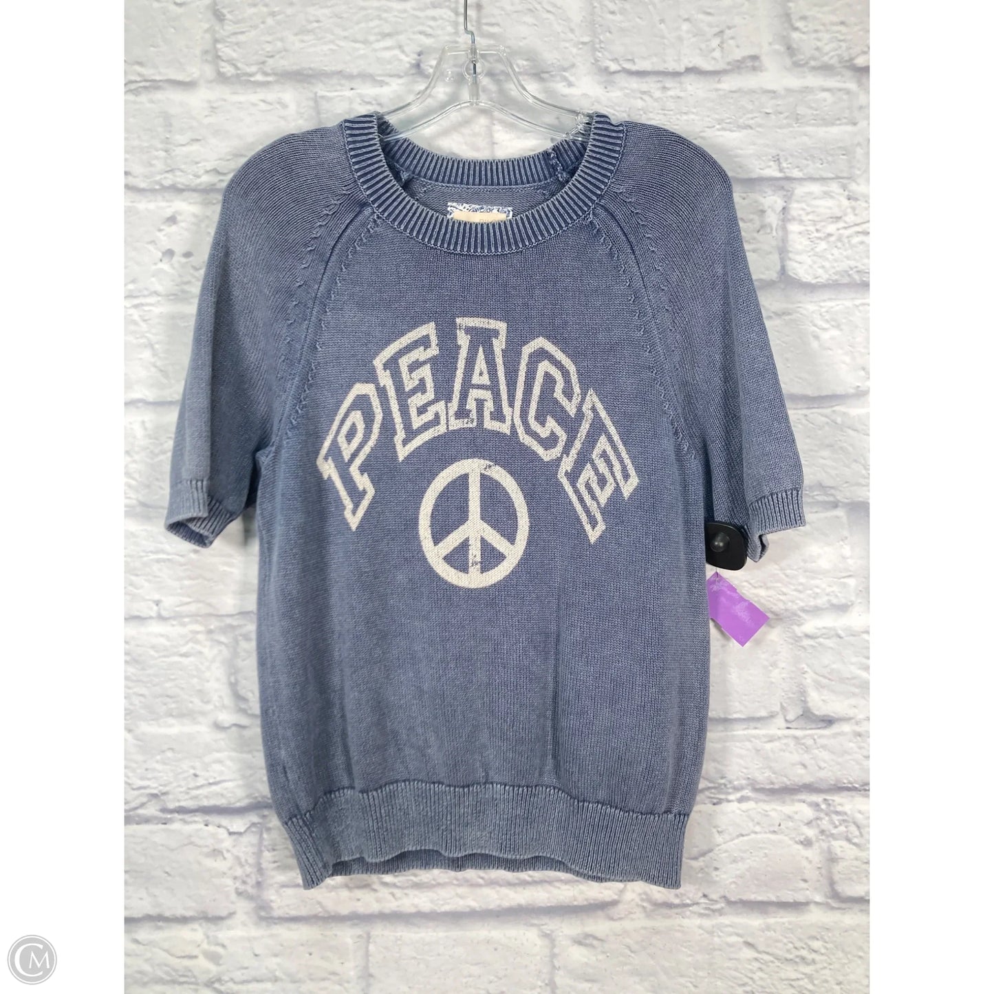 Top Short Sleeve By Pilcro In Blue, Size: S