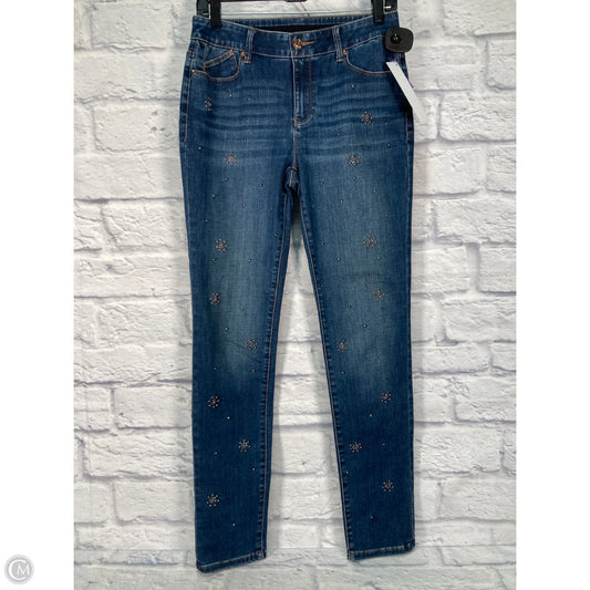Jeans Jeggings By Chicos In Blue, Size: 4