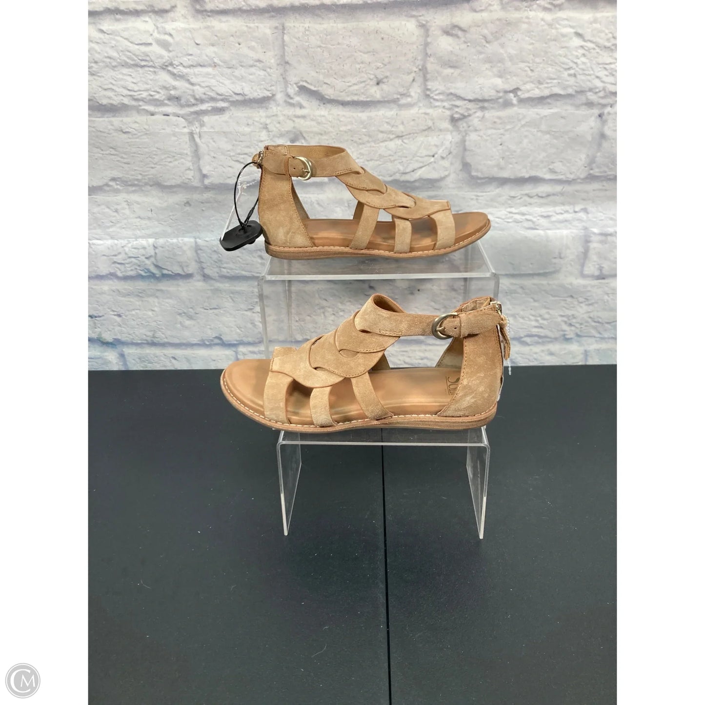Sandals Flats By Sofft In Tan, Size: 8