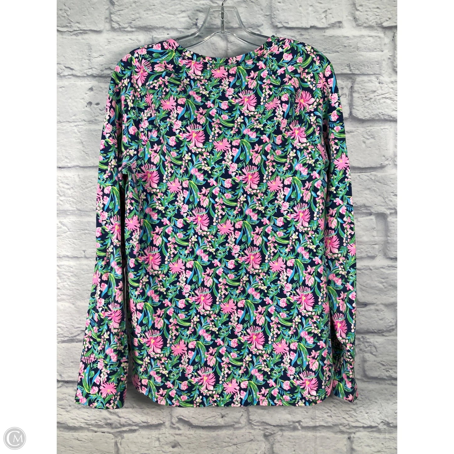 Sweatshirt Designer By Lilly Pulitzer In Blue & Green, Size: M
