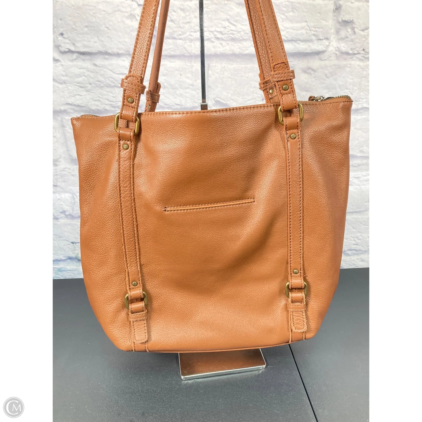 Handbag Leather By The Sak, Size: Large