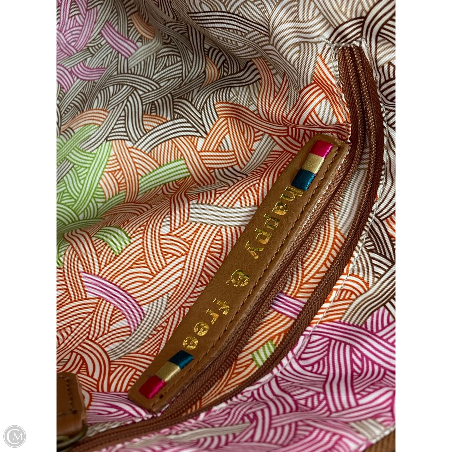 Handbag Leather By The Sak, Size: Large