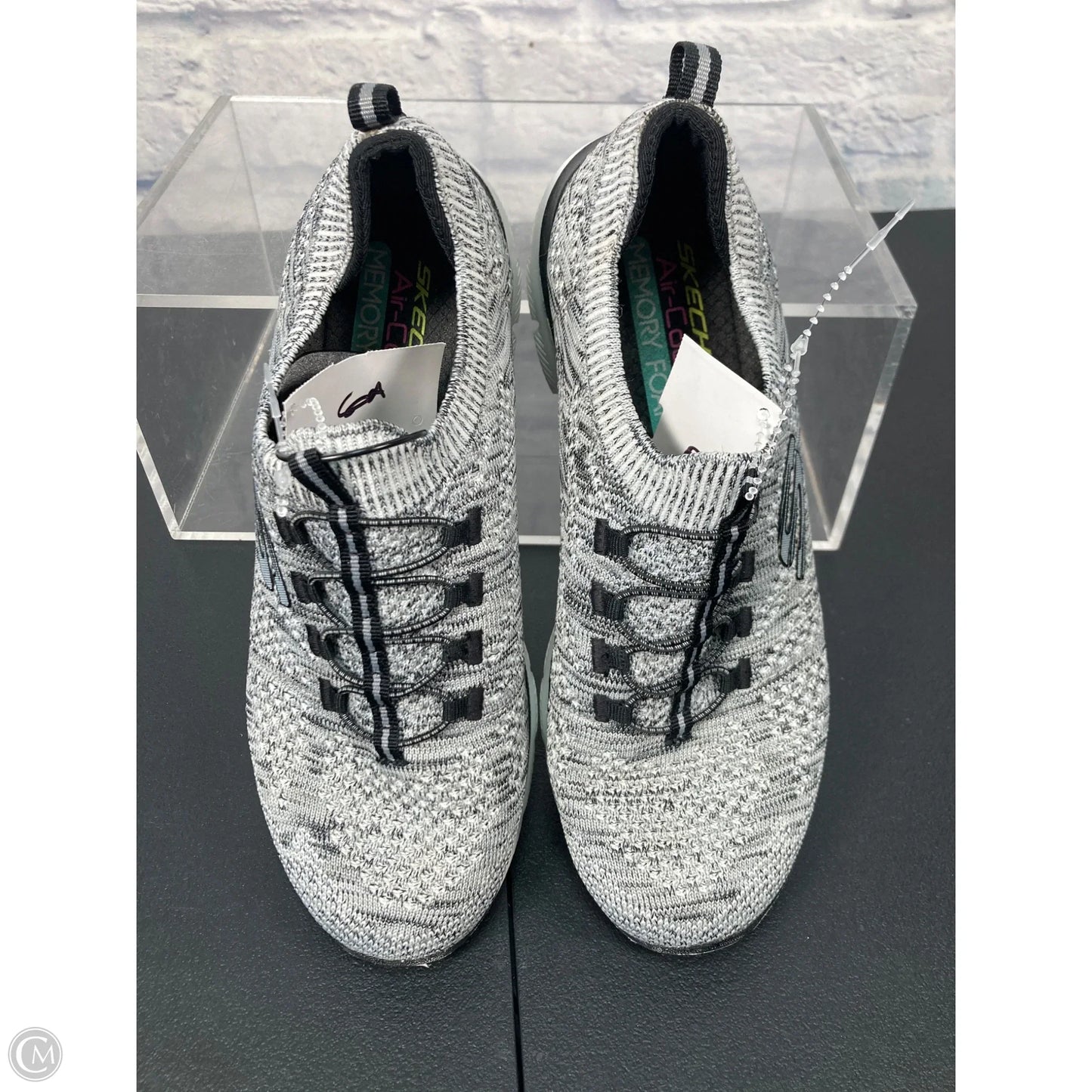 Shoes Athletic By Skechers In Grey, Size: 8