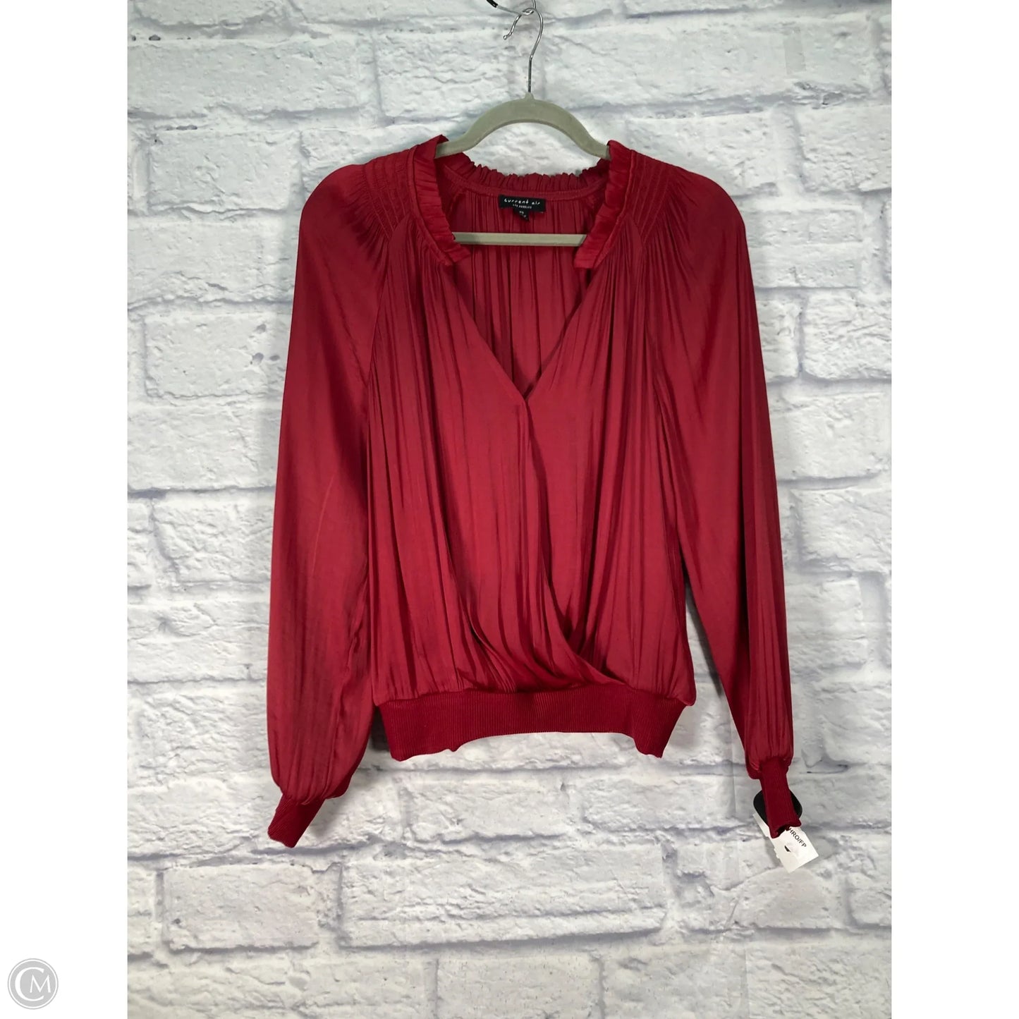 Top Long Sleeve By Current Air In Red, Size: Xs