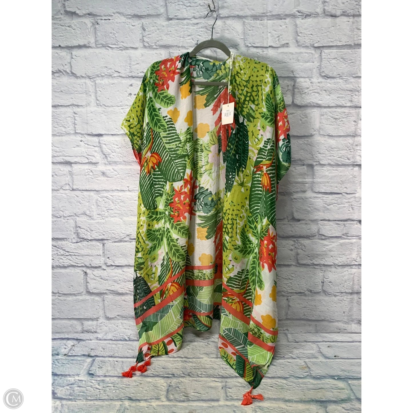 Kimono By Do Everything In Love In Green, Size: Osfm