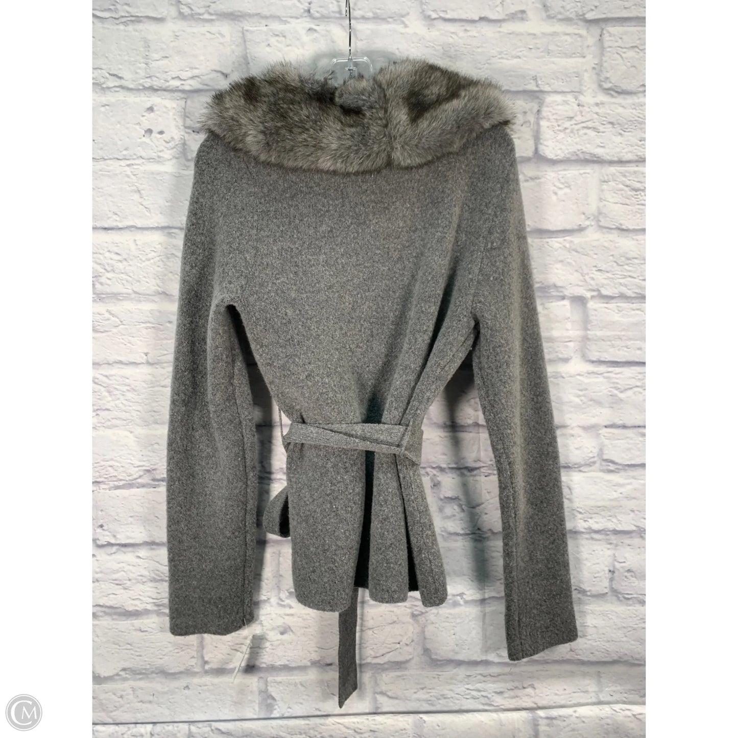Sweater Cardigan By Anthropologie In Grey, Size: M