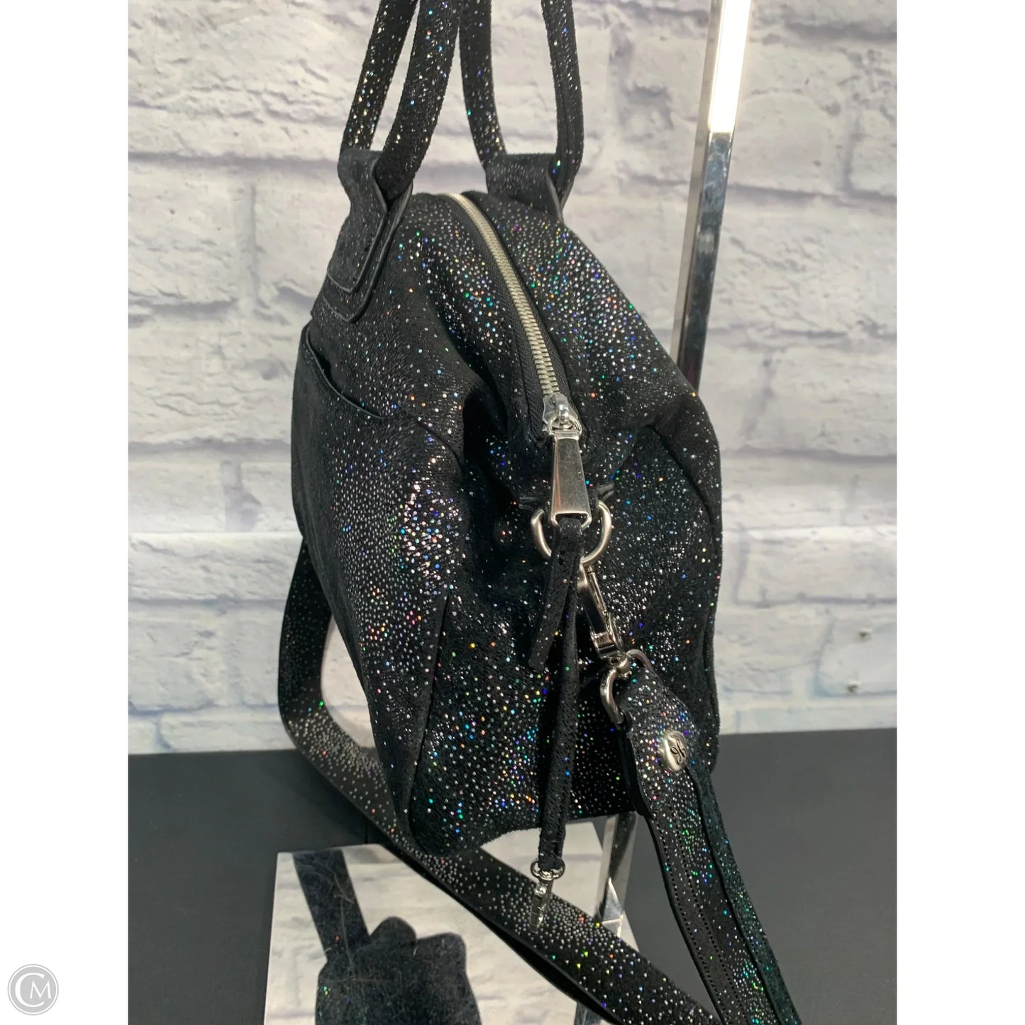 Handbag Leather By Hobo Intl, Size: Medium