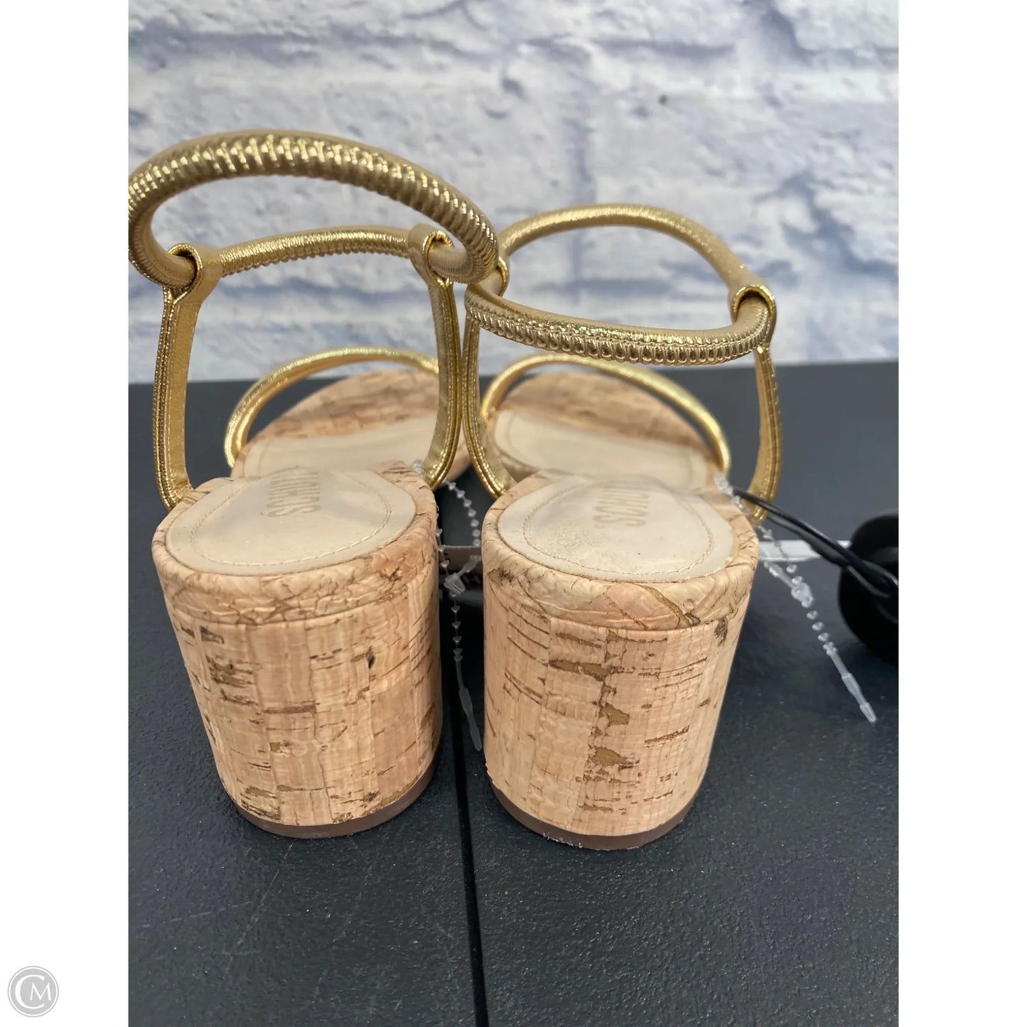Shoes Heels Block By Schutz In Gold, Size: 6