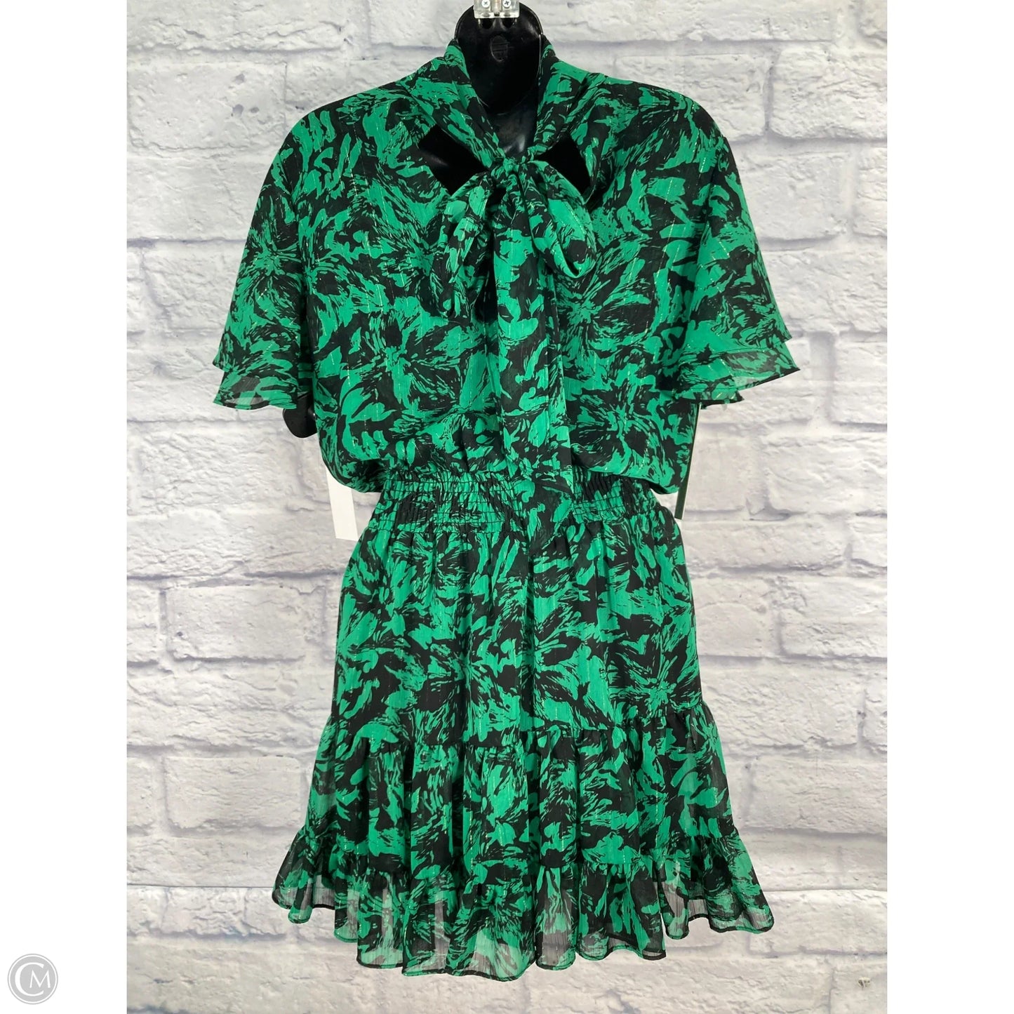 Dress Designer By Misa In Green, Size: Xs