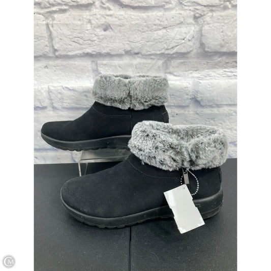 Boots Ankle Flats By Skechers In Black, Size: 8.5