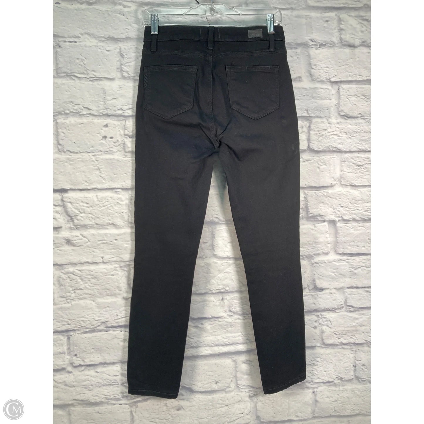 Jeans Skinny By Paige In Black, Size: 2