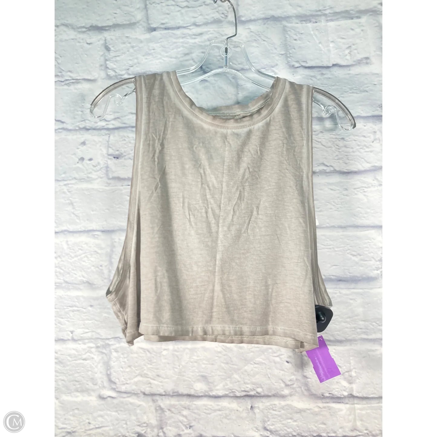 Athletic Tank Top By Lululemon In Beige, Size: S