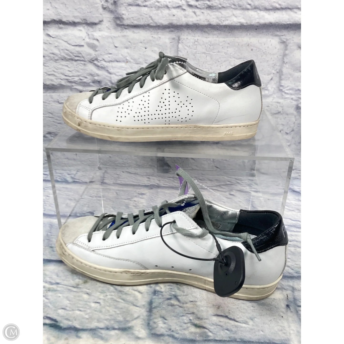 Shoes Sneakers By P448 In Grey, Size: 8.5
