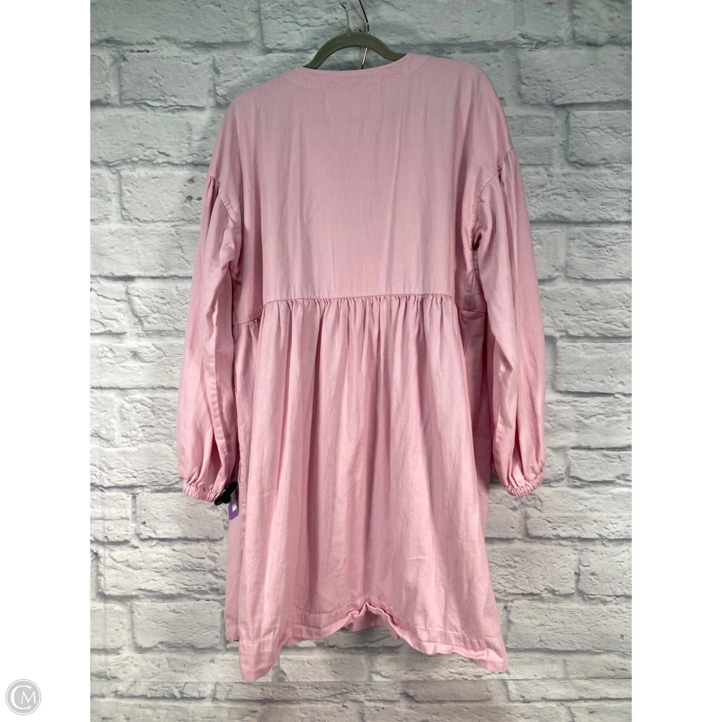 Dress Casual Short By Anthropologie In Pink, Size: Xl