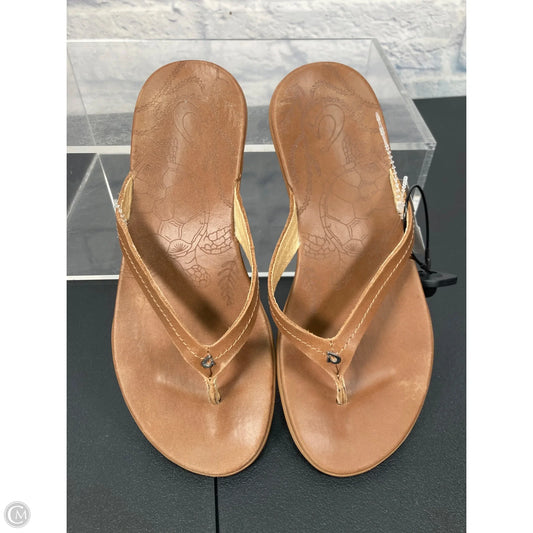 Sandals Flats By Olukai In Brown, Size: 7