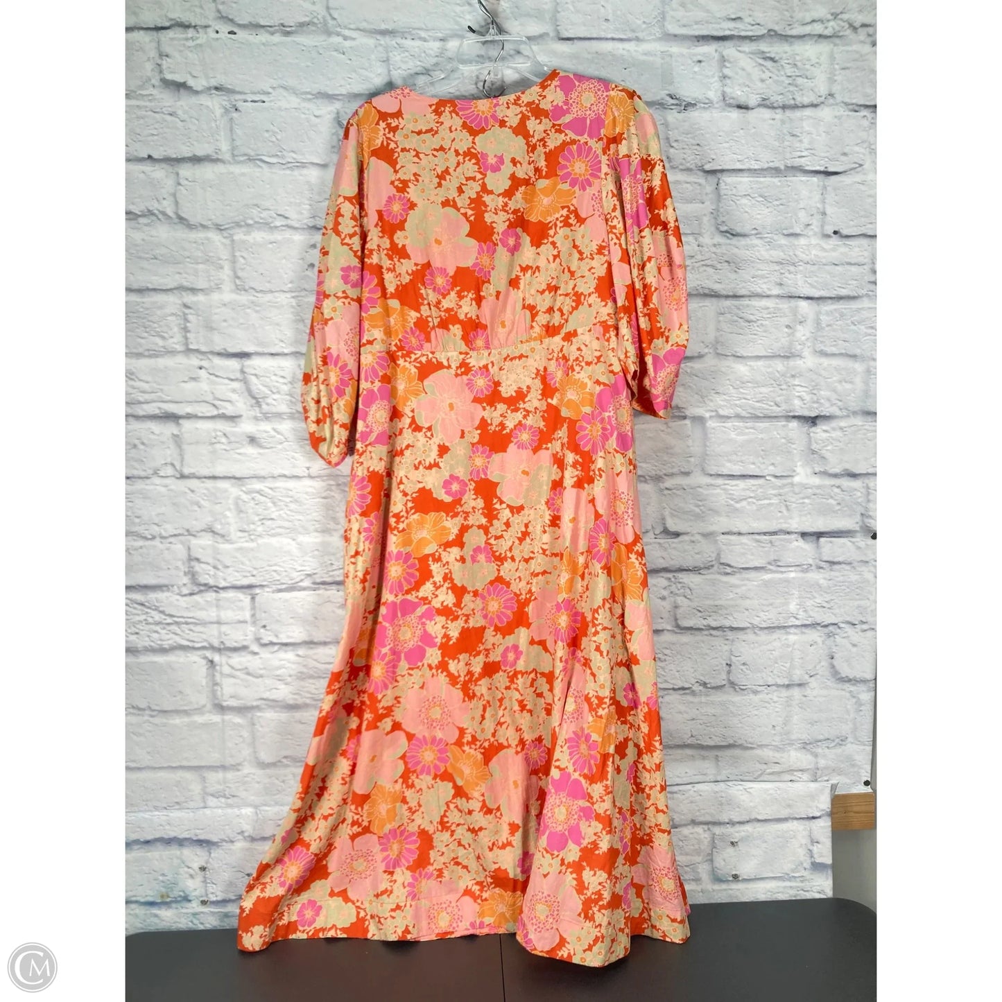 Dress Casual Maxi By Free People In Orange, Size: Xl