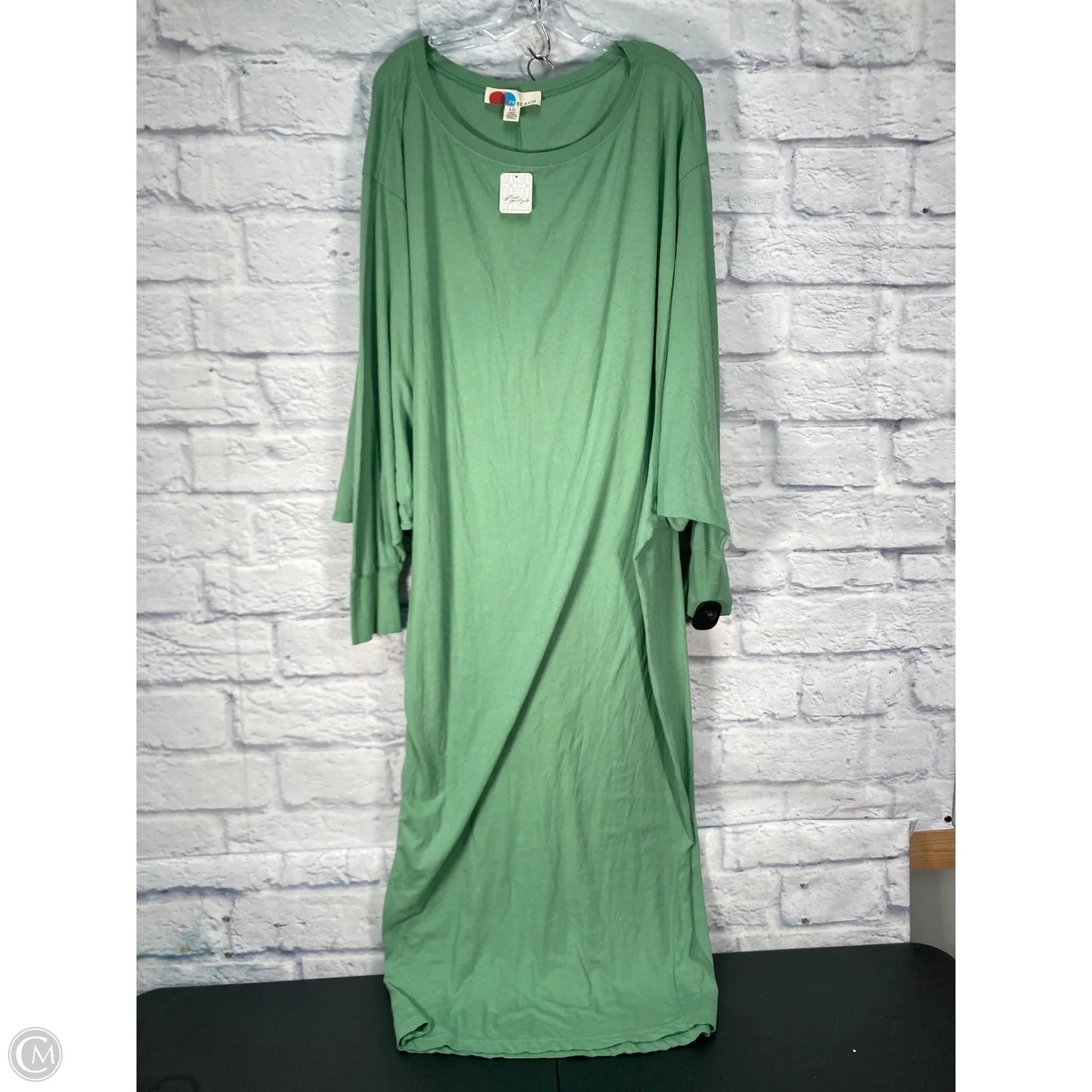 Dress Casual Maxi By Free People In Green, Size: L