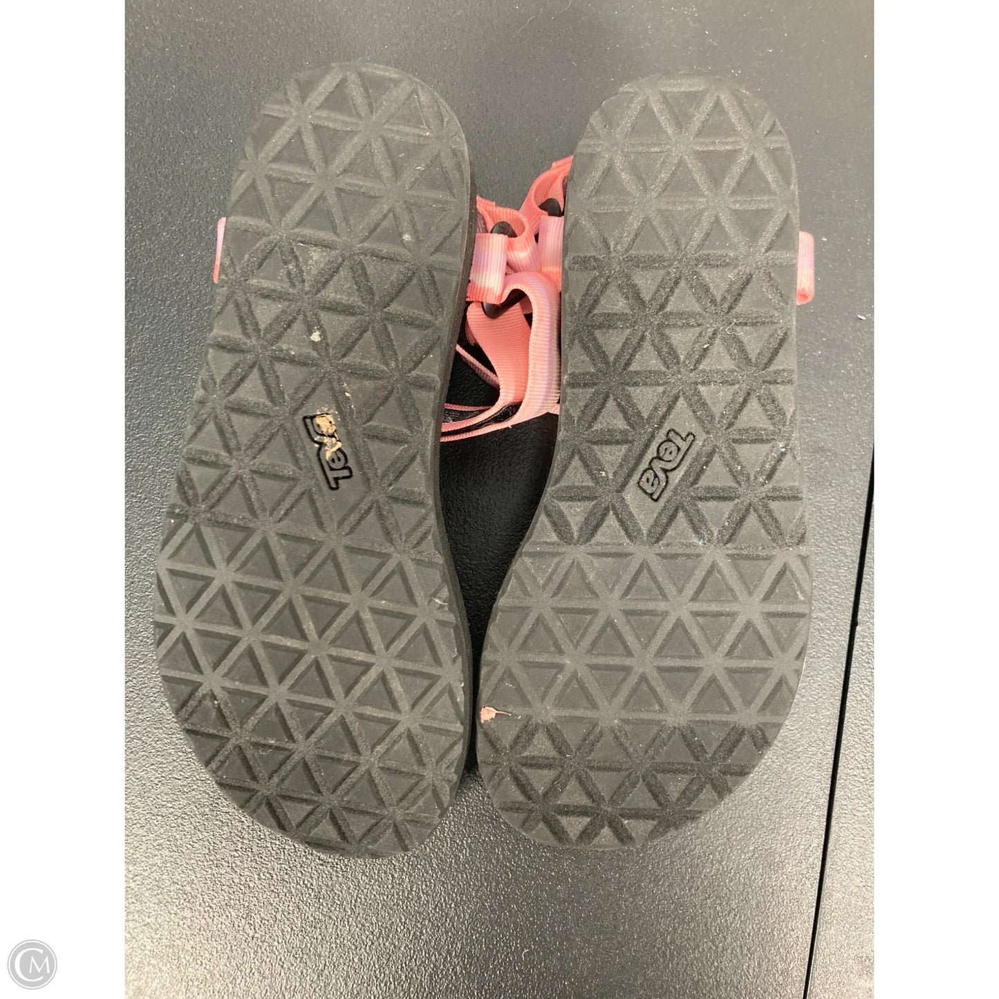 Shoes Athletic By Teva In Black & Pink, Size: 8