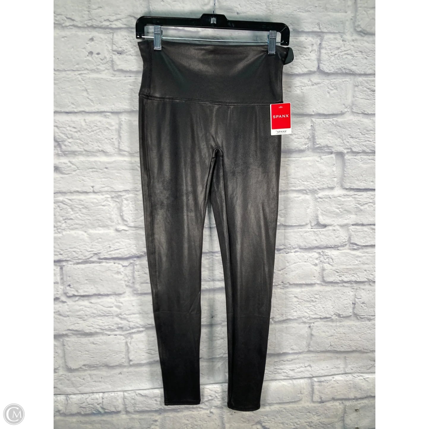 Athletic Leggings By Spanx In Grey, Size: L