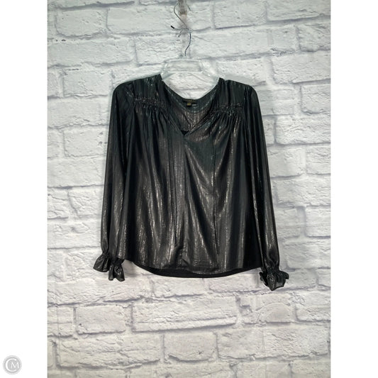 Blouse Long Sleeve By Current Air In Black, Size: S
