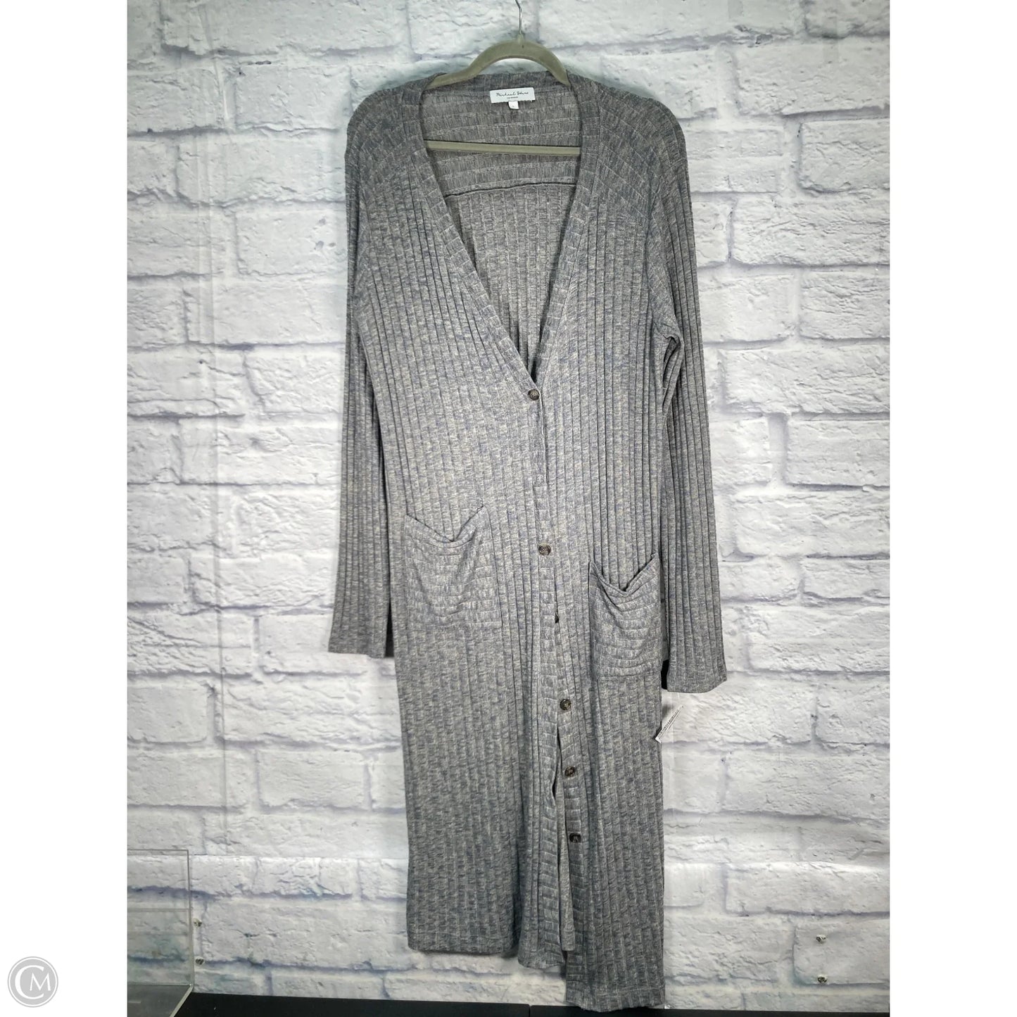 Cardigan By Michael Stars In Grey, Size: L