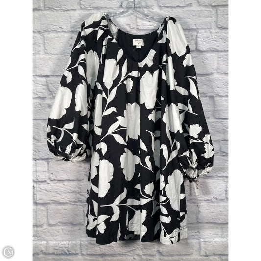Dress Designer By Kate Spade In Black & White, Size: Xl